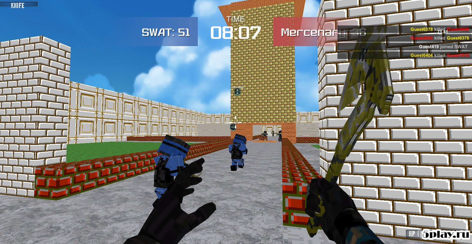 Скачать Combat Pixel Arena 3D Multiplayer 1.7 APK +(Мод: бесконечные патроны)  СКРИНШОТЫ