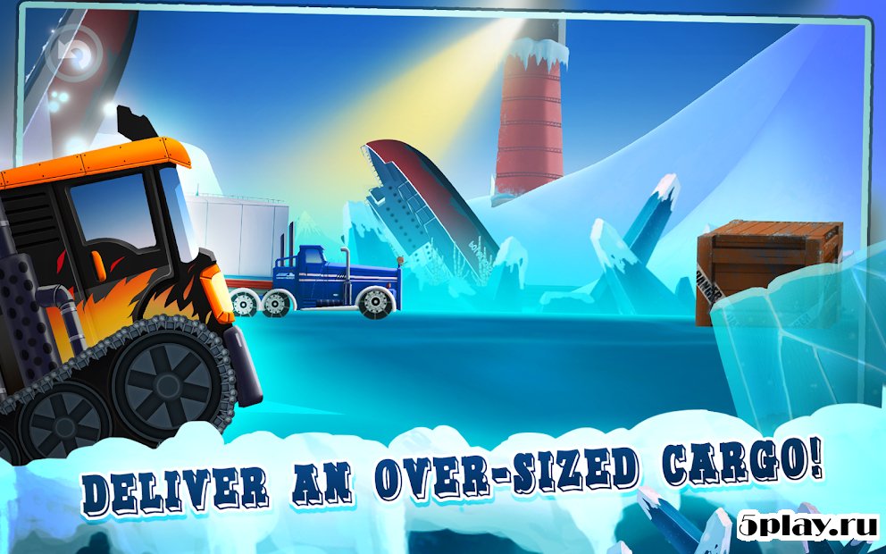 Скачать Ice Road Truck Driving Race 3.61 APK +(Мод: много денег)  СКРИНШОТЫ