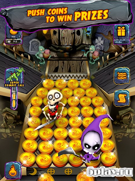 Скачать Zombie Ghosts Coin Party Dozer 10.1.2 APK +(Мод: много денег)  СКРИНШОТЫ