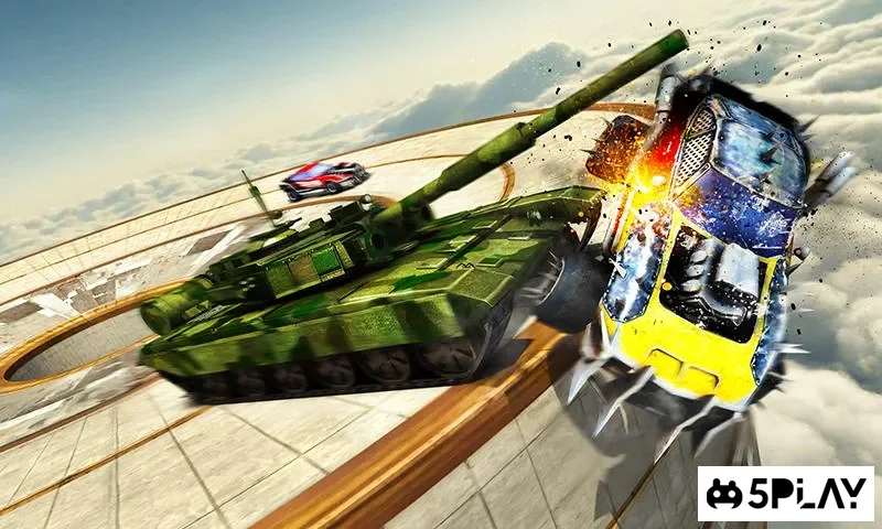 Скачать Whirlpool Demolition Derby Tank War Hero 1.0 APK +(Мод: много денег)  СКРИНШОТЫ
