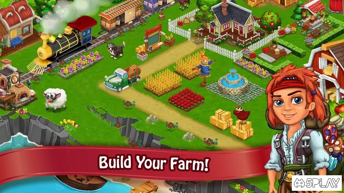 Скачать Farm Day Village фермер: Offline игры 1.2.44 APK +(Мод: много денег)  СКРИНШОТЫ