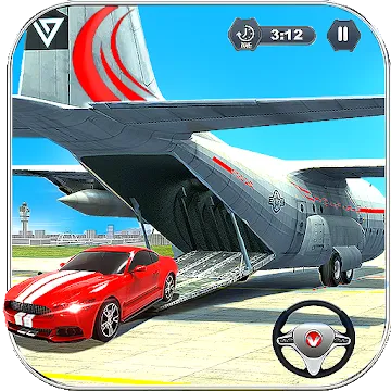 Airplane Pilot Car Transporter : Plane Simulator