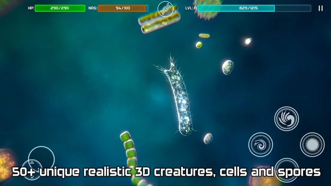 Скачать Bionix - Споры и Бактерии Эволюция Симулятор 3D 53.07 APK +(Мод: бесплатные покупки)  СКРИНШОТЫ