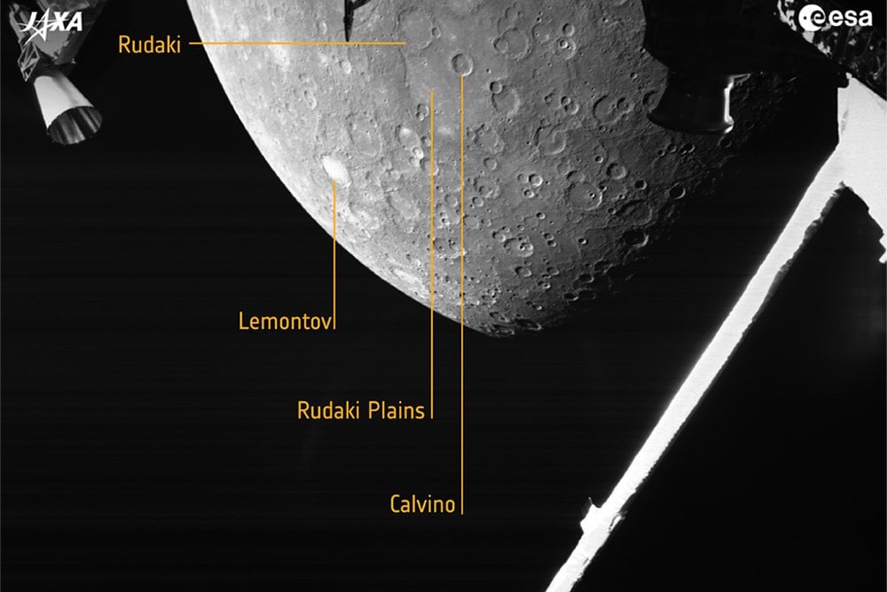 First detailed photos of Mercury received