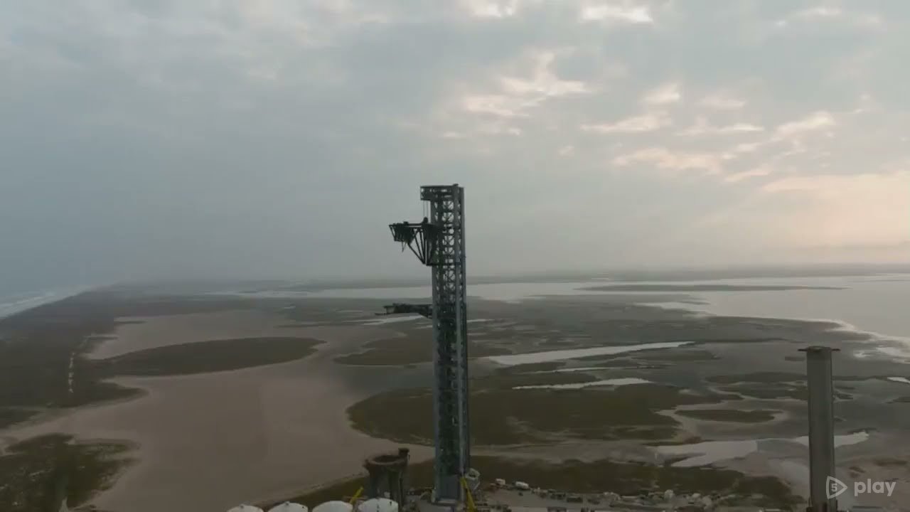 SpaceX продемонстрировала башню Mechazilla для поимки Starship