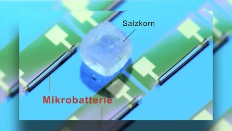 Scientists have created a powerful battery the size of a grain of sand