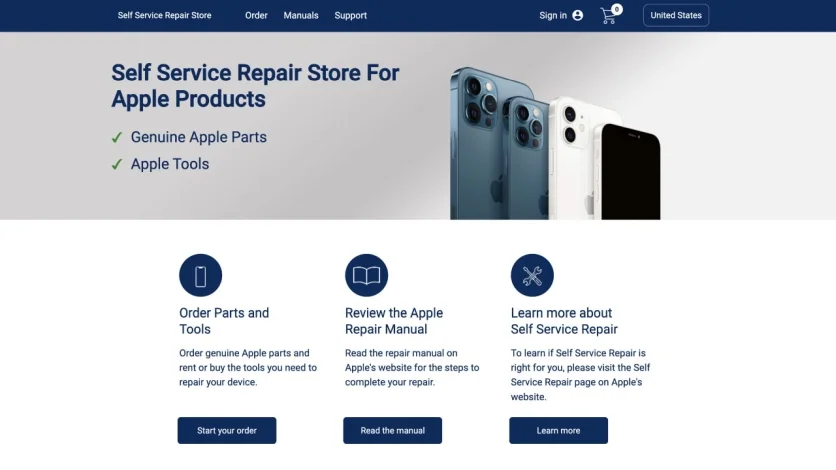 Apple запускает программу самостоятельного ремонта iPhone