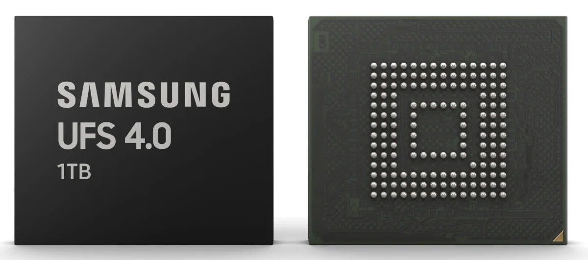 Новые накопители Samsung UFS 4.0 повысят скорость работы и энергоэффективность смартфонов