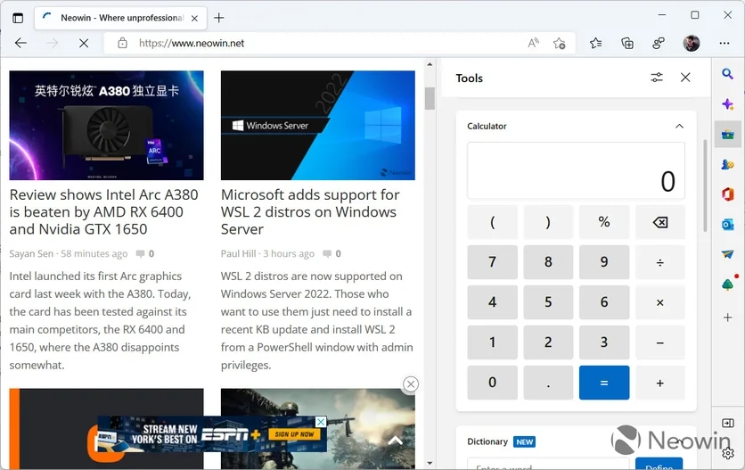 Microsoft Edge получит три новых функции