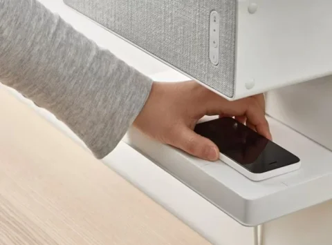 IKEA unveils a shelf with wireless charging and a Bluetooth speaker