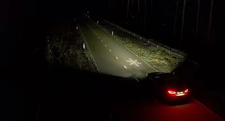 Ford has developed smart headlights that can project useful information
