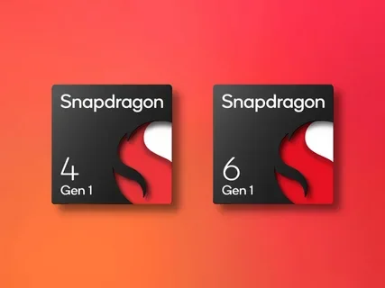 Snapdragon 6 Gen 1 and 4 Gen 1 mobile processors announced