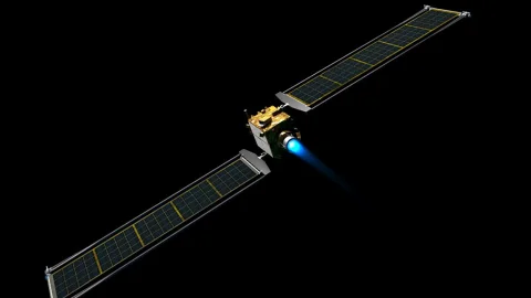 NASA launched a spacecraft into an asteroid for the sake of experiment