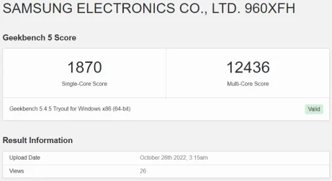 Mobile Intel Core i9-13900HK showed mediocre performance results