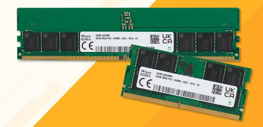The world's first 32 GB DDR5-6400 memory sticks have appeared