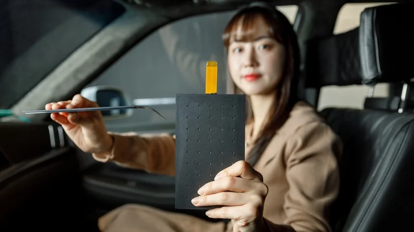LG has developed ultra-thin speakers for cars
