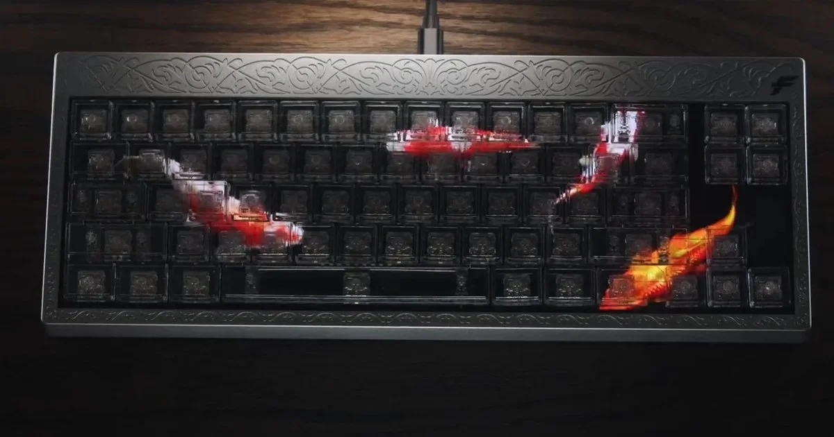 The Centerpiece keyboard got its own graphics card. But it's not for games.
