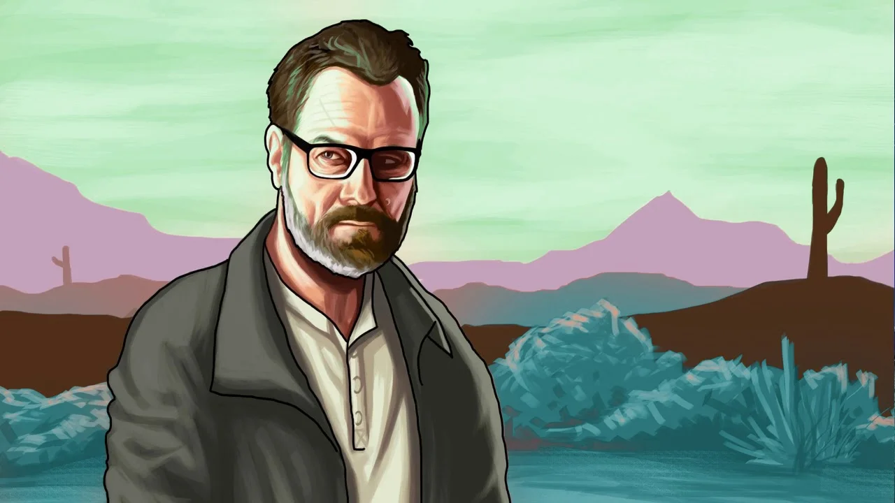 The neural network showed the characters of the Breaking Bad series in the style of GTA: Vice City
