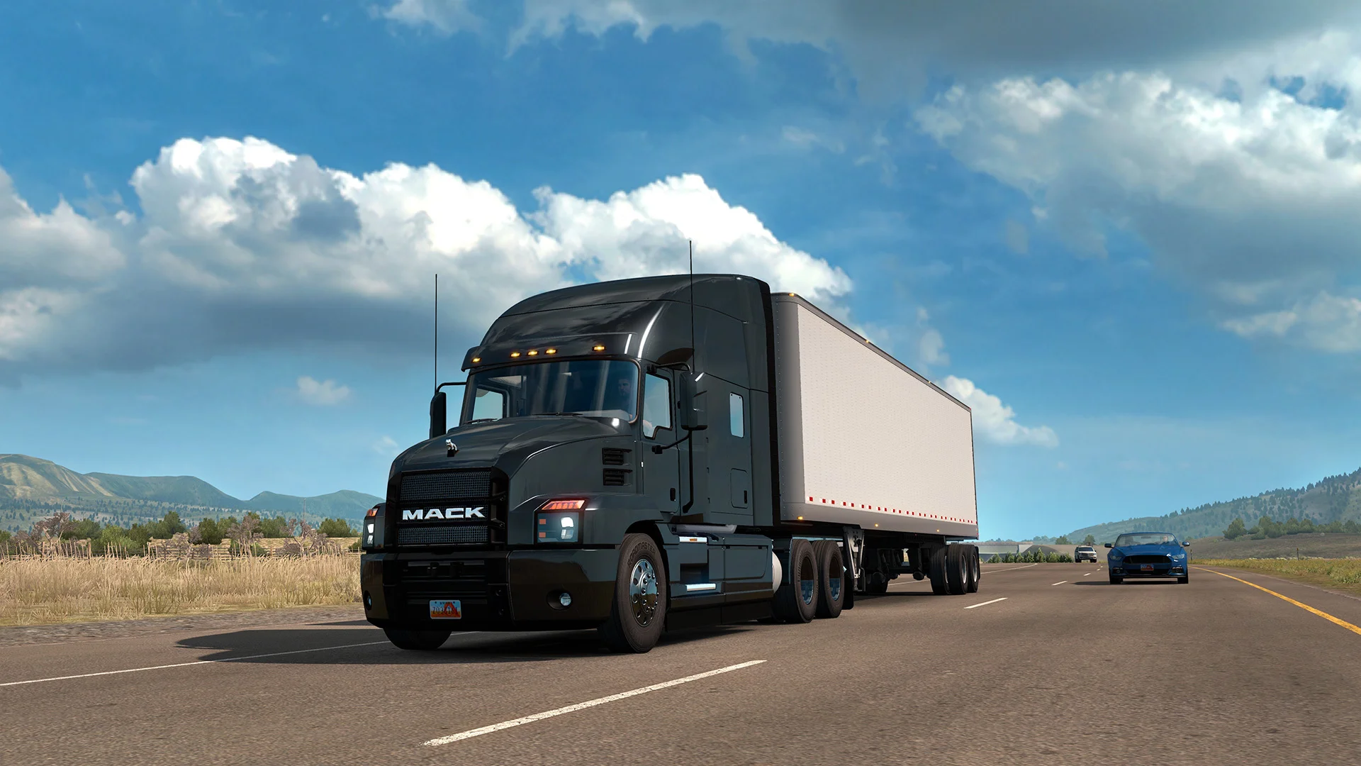 New screenshots for American Truck Simulator's DLC Kansas show off the region's rail network