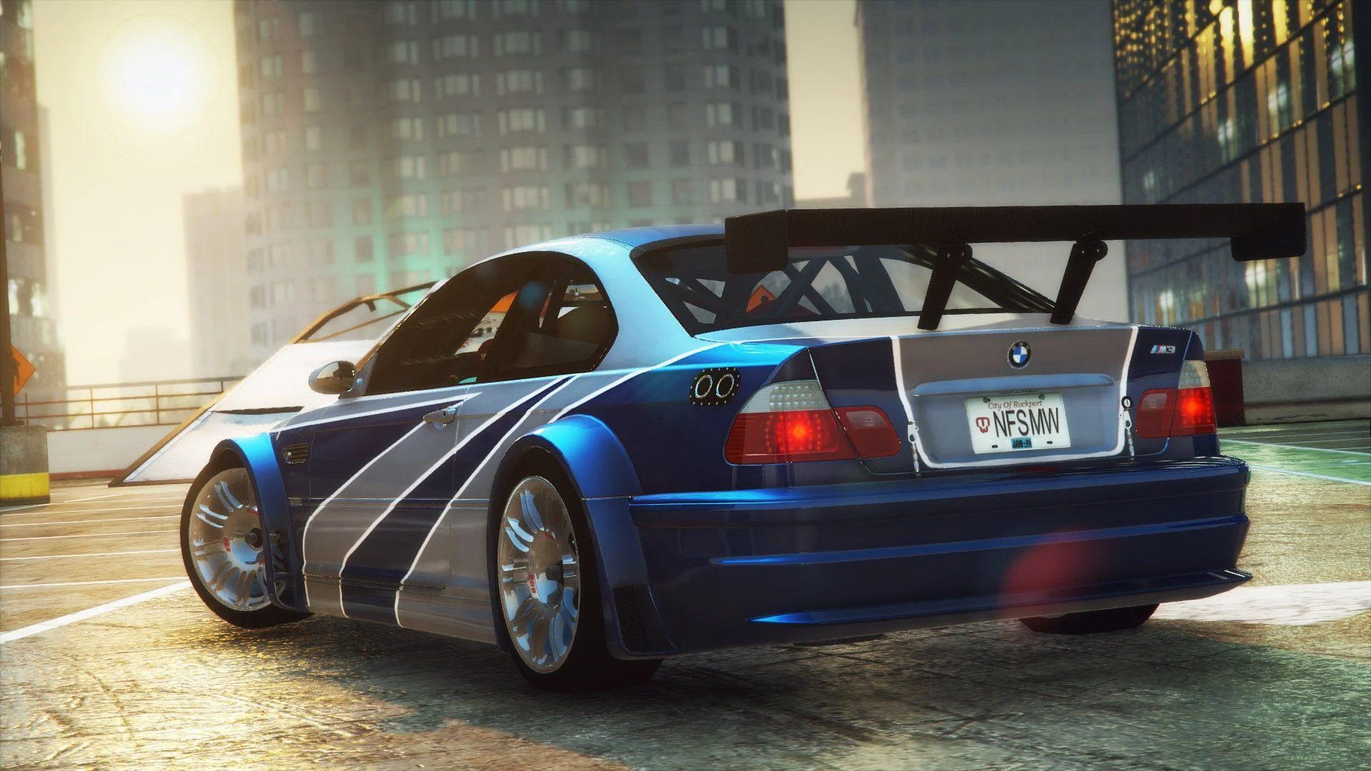 The legendary BMW from Need for Speed: Most Wanted has been added to Cyberpunk 2077