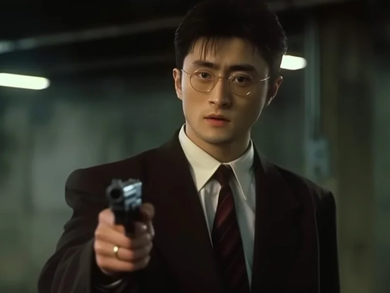 The neural network sent Harry Potter characters to Japanese crime films