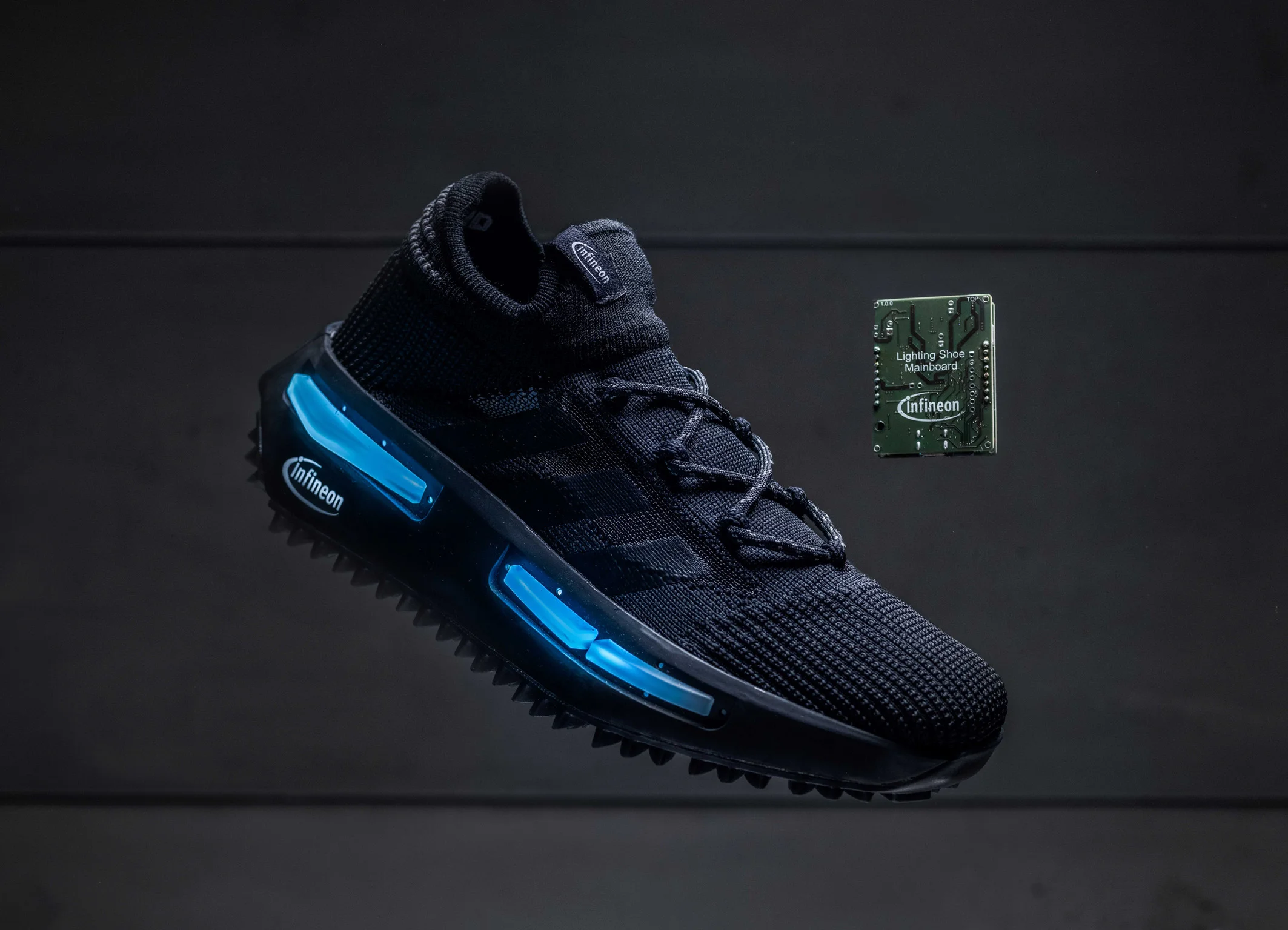 Infineon Technologies and Adidas will release luminous sneakers
