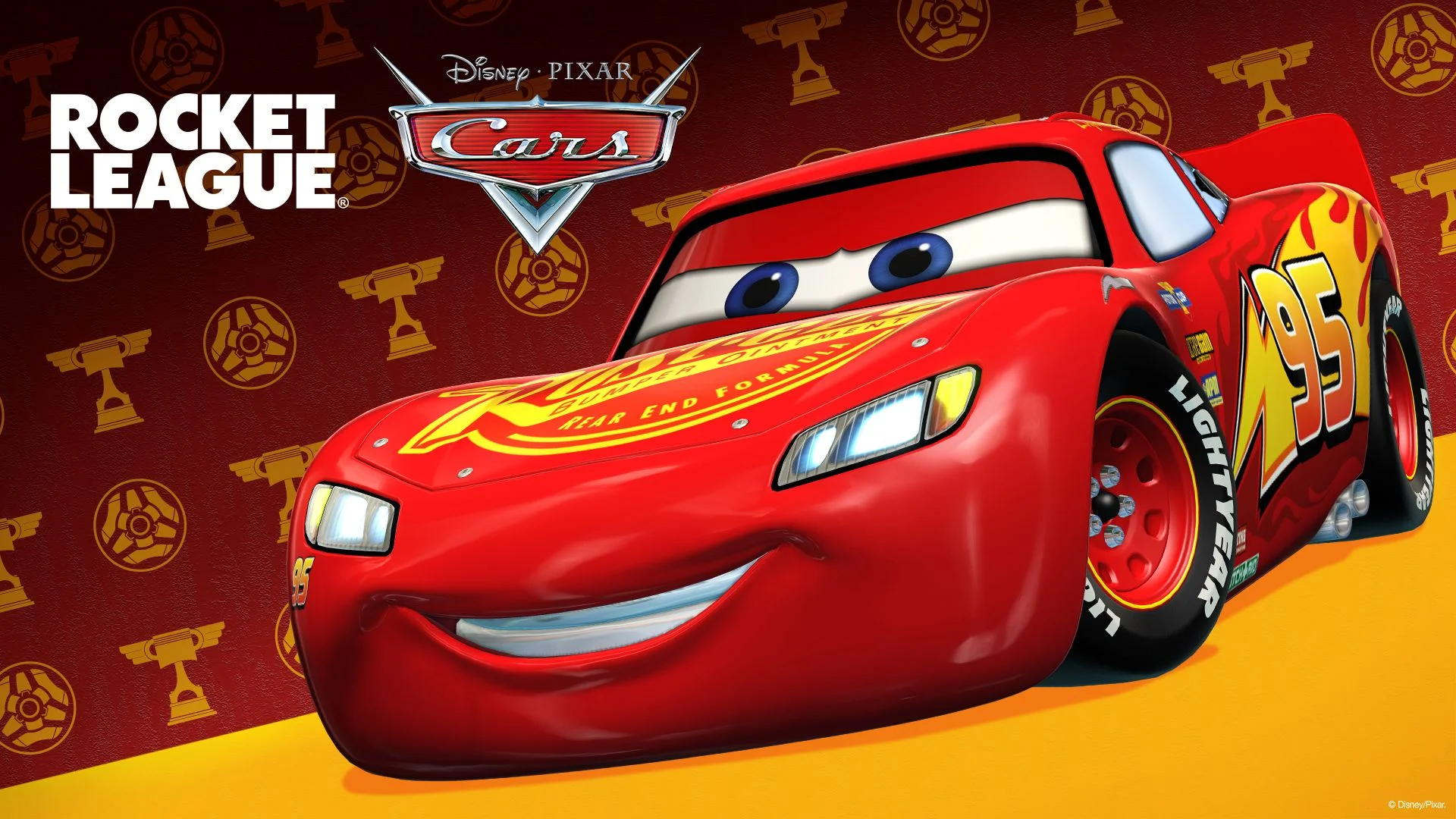 Lightning McQueen from the cartoon "Cars" will appear in the arcade racing football