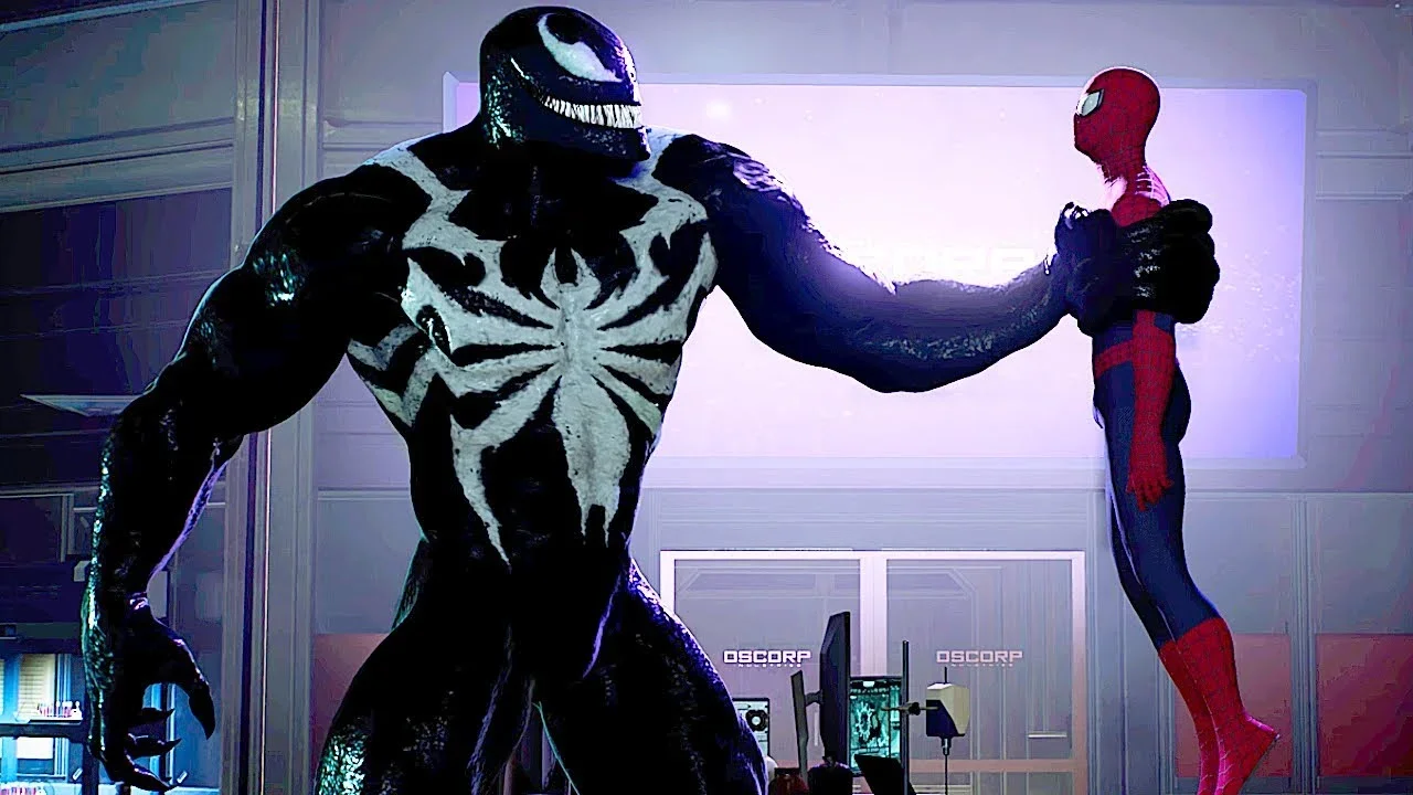Marvel's Spider-Man 2 featured a small portion of Venom's lines
