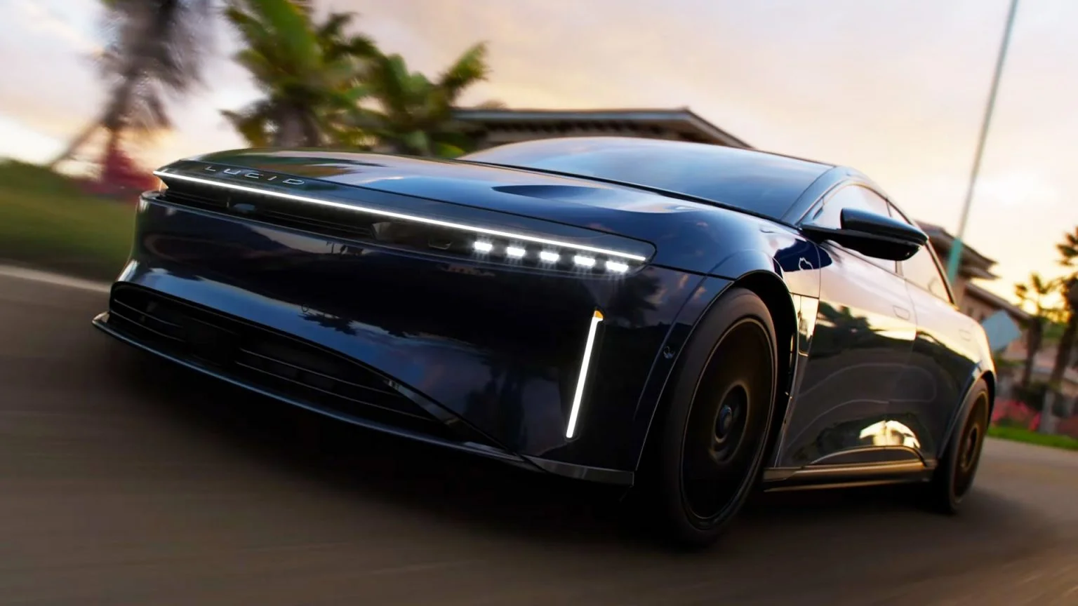 An electric sports car was shown in the new Forza Horizon 5 trailer