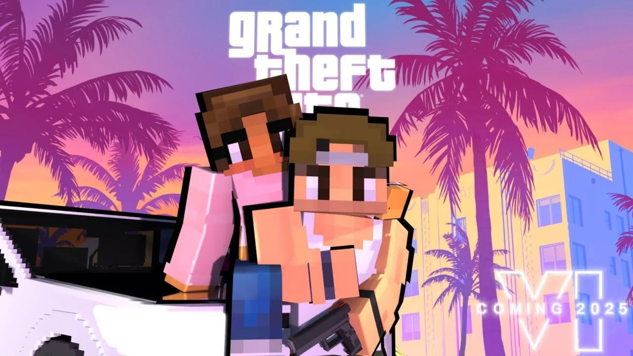 The GTA 6 trailer has been recreated in another game. This time in Minecraft