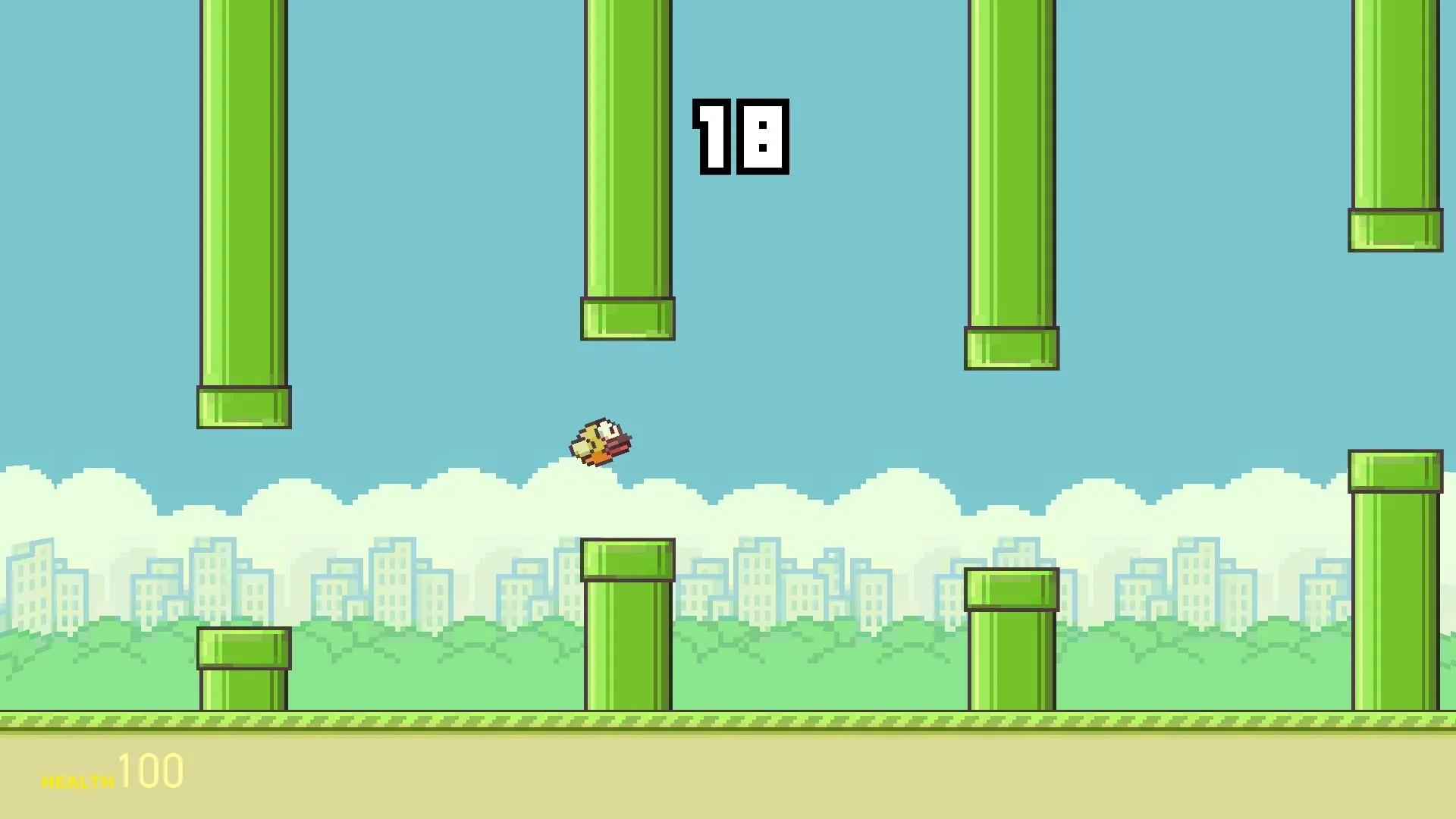 The famous arcade game Flappy Bird was transferred to the Unreal Engine 5