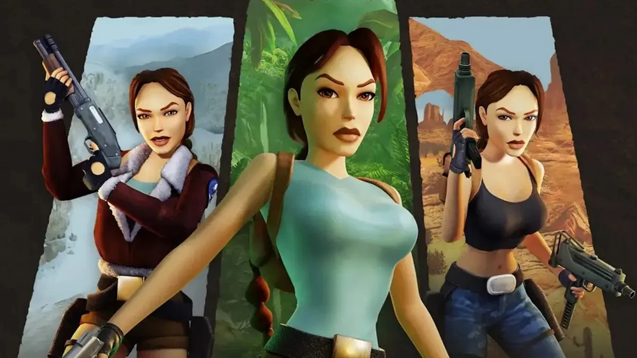 Fresh screenshots of remasters of three classic Tomb Raider games have been released