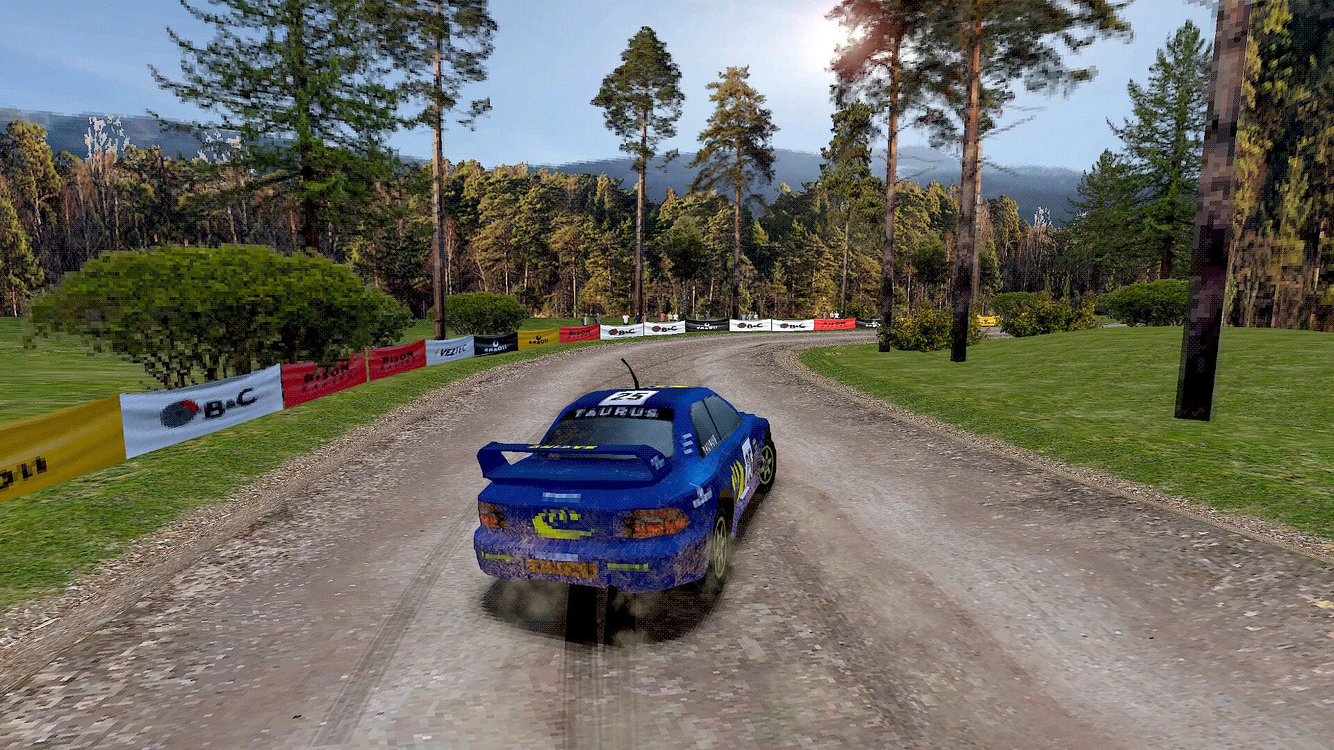 An old-school rally racing game inspired by PlayStation 1 games is coming to Steam