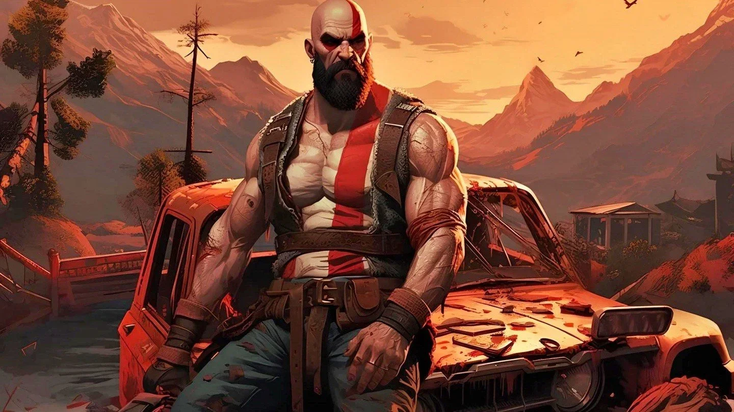Modder added Kratos from God of War to GTA 5